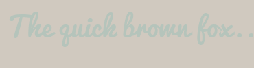 Image with Font Color B5C4BB and Background Color D0C9BF